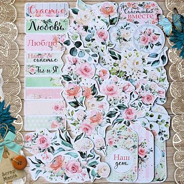 Набор высечек из бумаги "Мечты невесты" (ScrapMania)