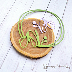 Нож "Рамка с подснежниками", 6,8х7 см (ScrapMania)