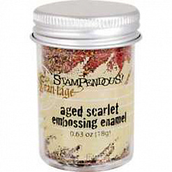 Пудра для эмбоссинга "Aged scarlet" (Stampendous)