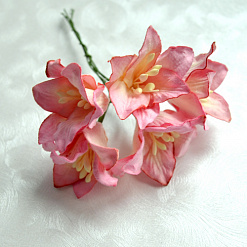 Букет лилий "Желто-розовые", 5 шт (Fleur-design)