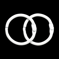 Набор колец для альбома "Белый", 25 мм