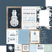 Набор бумаги 30х30 см с наклейками "Winter", 12 листов (Echo Park)