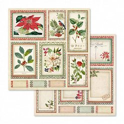Набор бумаги 30х30 см "Winter botanic", 10 листов (Stamperia)