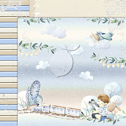 Бумага "Boy's Little World 05" (Lemon Craft)