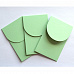 Набор заготовок для оформления подарочной карты 2, цвет светло-зеленый, 3 шт (Лоза)