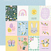 Набор бумаги 30х30 см с наклейками "Bunnies & Blooms", 12 листов (Simple Stories)