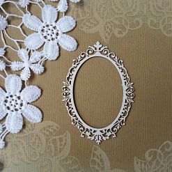 Чипборд "Рамка. Богема", 7х10 см (Scrapiki)