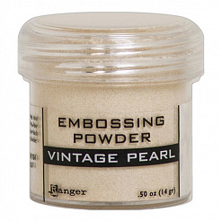 Пудра для эмбоссинга "Vintage pearl. Винтажно-кремовый жемчуг" (Ranger)