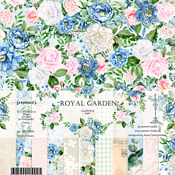 Набор бумаги 30х30 см "Royal garden", 11 листов (Summer Studio)
