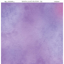 Бумага "When lilac bloom 06. Когда лилии цветут" (Польша)