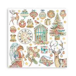 Набор бумаги 30х30 см "Christmas greeting", 10 листов (Stamperia)