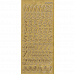 Контурные наклейки "Большие цифры", цвет золото (JEJE)