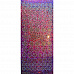 Контурные наклейки "Переливающиеся цветы", лист 10x24,5 см, цвет розовый (JEJE)