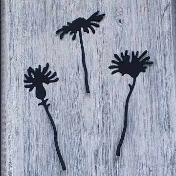 Нож "Полевые цветы", 2,5х6 см (ArtScrap)