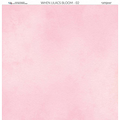 Бумага "When lilac bloom 02. Когда лилии цветут" (Польша)