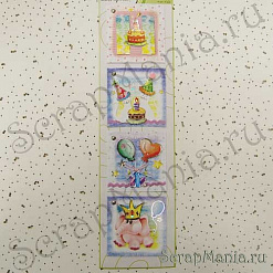 Набор декоративных открыток "День Рождения" (Mr.Painter)