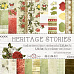 Набор бумаги 15х15 см "Heritage stories", 18 листов (CraftO'clock)