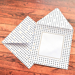 Набор заготовок для открыток 15х15 см "Geometric Mono", с конвертами, 6 шт (DoCrafts)