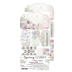 Набор бумаги 30х15 см "Spring charm. Конверты. Для вырезания", 12 листов (CraftO'clock)