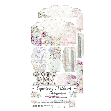 Набор бумаги 30х15 см "Spring charm. Конверты. Для вырезания", 12 листов (CraftO'clock)