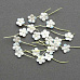 Набор мини-цветочков "Светло-голубые с белым", 20 шт (Craft)