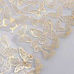 Пленка 30х30 см с фольгированием "Golden Butterflies" (Фабрика Декору)
