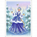 Тканевая карточка "Дед Мороз и Снегурочка. Зимняя красота" (ScrapMania)