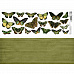 Лист с картинками 10х30 см "Зеленые бабочки" (ScrapMania)