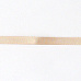 Лента репсовая светло-бежевая, ширина 0,6 см, длина 5,4 м