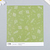 Бумага 15х17 см "Зелёные листочки" (АртУзор)