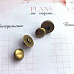 Набор магнитных застежек, диаметр 1,4 см, цвет старое золото, 10 шт (Pty)