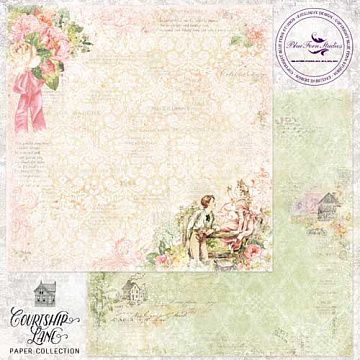 Бумага "Courtship lane. Lover's lane" (Blue Fern)
