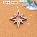 Шейкер "Дачный Новый Год. Звезда остроконечная мини", 5,4х5,4 см (ScrapMania)