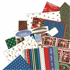 Набор бумаги А4 с высечками "Christmas Wish", 48 листов (DoCrafts)