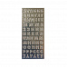 Набор наклеек из плотного картона 15х34 см c фольгированием "Алфавит. Серебро" (Mr.Painter)