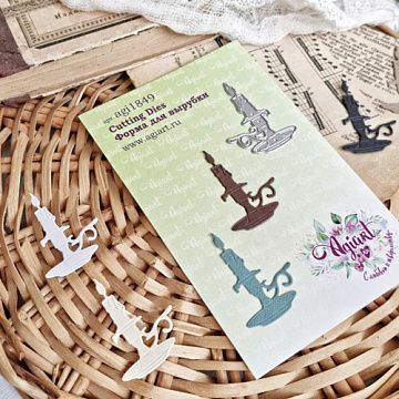 Нож "Старый замок. Свеча", 4,5х3,2 см (AgiArt)