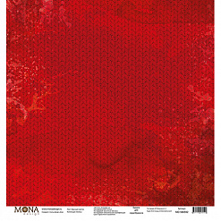 Бумага "Осень. Красный свитер" (MonaDesign)