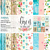Набор бумаги 30х30 см "Love is in the air", 10 листов (MonaDesign)
