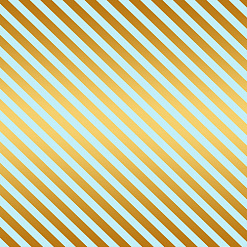 Бумага с фольгированием "Every day gold. Golden stripes blue" (Скрапмир)