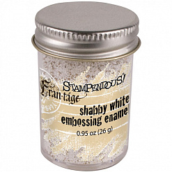 Пудра для эмбоссинга с глиттером "Shabby white" (Stampendous)