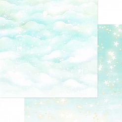 Набор бумаги 15х15 см "Shades sky", 12 листов (Asuka Studio, 60511)