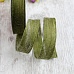 Лента джутовая "Фисташковая", 2,5 см, 1 м (Китай БП)