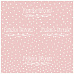Лист веллума 30х30 см "Горошек на розовом" (Фабрика Декору)