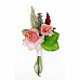 Букетик тканевых цветов "Нежно-розовый" (Рукоделие)