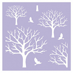 Трафарет "Деревья" (Eventdesign)