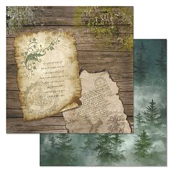 Набор бумаги 30,5х30,5 см "Легенды Средиземья", 12 листов (ScrapMania)