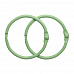 Набор колец для альбома "Светло-зеленый", 35 мм