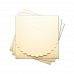 Набор заготовок для конверта под CD-диск матовый, цвет кремовый 3 шт (Лоза)