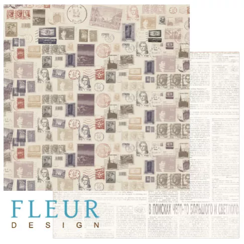 Компания FLEUR-design. Бумага для скрапбукинга.
